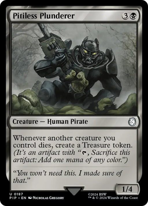 Pitiless Plunderer [Fallout] - MTG Single
