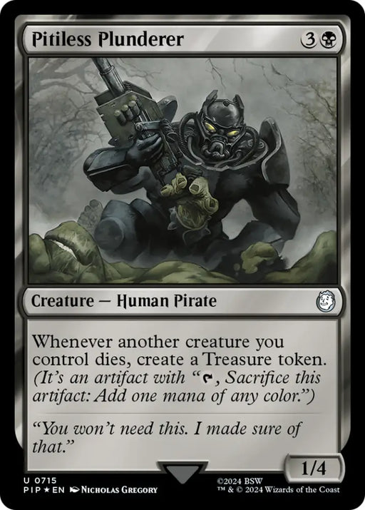 Pitiless Plunderer (Surge Foil) [Fallout] - MTG Single