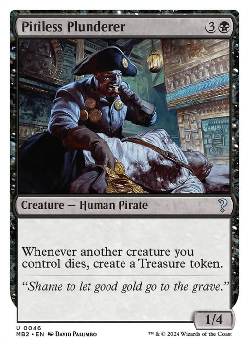Pitiless Plunderer (White Border) [Mystery Booster 2] - MTG Single