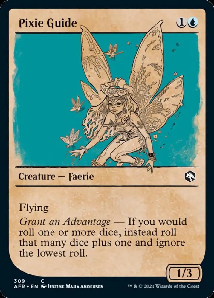 Pixie Guide (Showcase) [Dungeons & Dragons: Adventures in the Forgotten Realms] - MTG Single