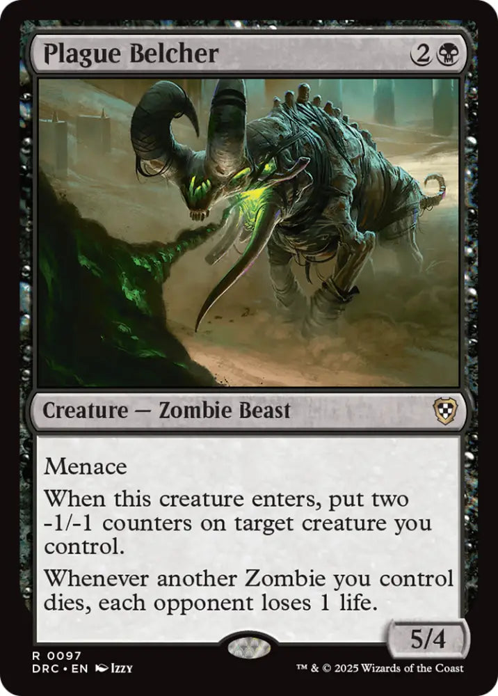 Plague Belcher [Aetherdrift Commander] - MTG Single