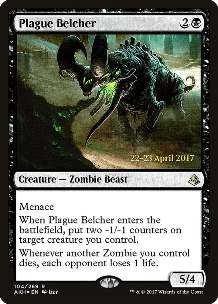 Plague Belcher [Amonkhet Prerelease Promos] - MTG Single