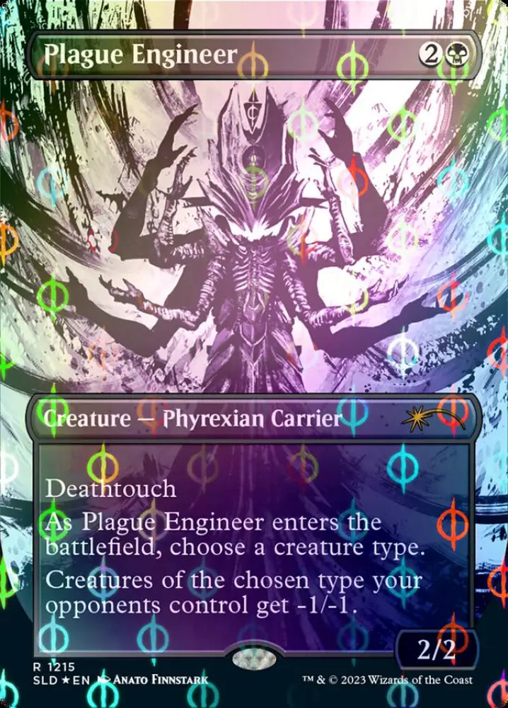 Plague Engineer (Borderless Ichor Step-and-Compleat Foil) [Secret Lair Drop Series] - MTG Single
