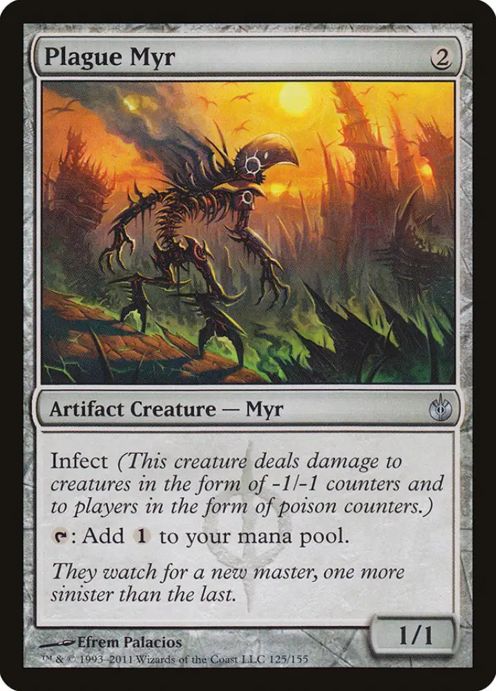 Plague Myr [Mirrodin Besieged] - MTG Single