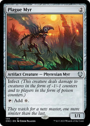 Plague Myr [Phyrexia: All Will Be One Commander] - MTG Single