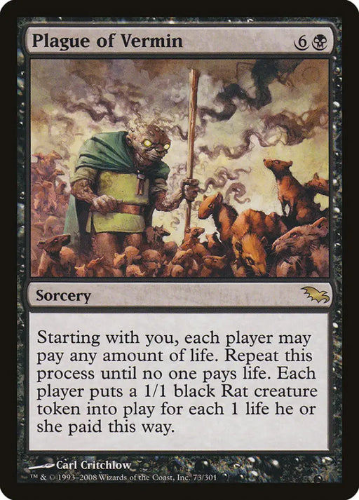 Plague of Vermin [Shadowmoor] - MTG Single