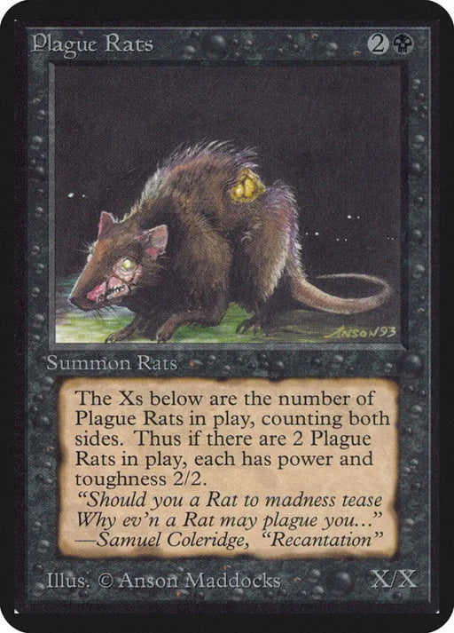 Plague Rats [Alpha Edition] - MTG Single