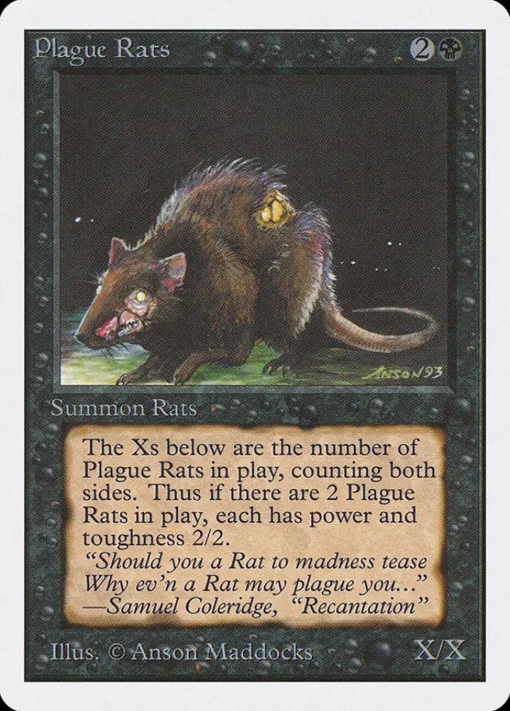 Plague Rats [Unlimited Edition] - MTG Single