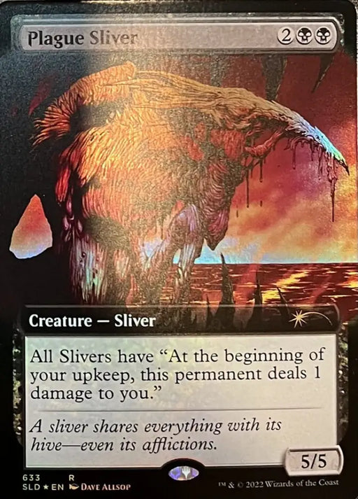 Plague Sliver (Extended Art) [Secret Lair Drop Promos] - MTG Single