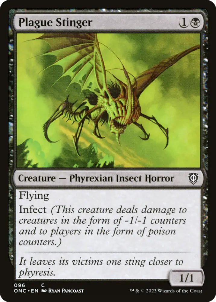 Plague Stinger [Phyrexia: All Will Be One Commander] - MTG Single