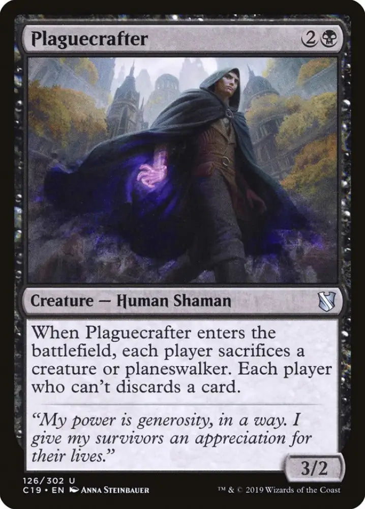 Plaguecrafter [Commander 2019] - MTG Single
