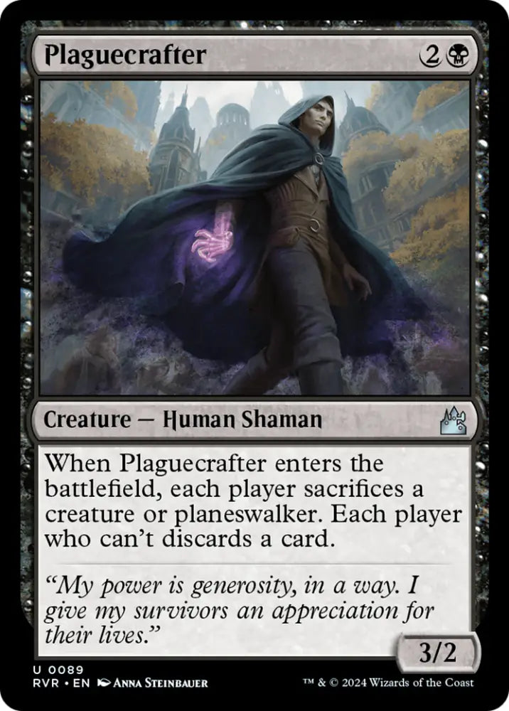 Plaguecrafter [Ravnica Remastered] - MTG Single