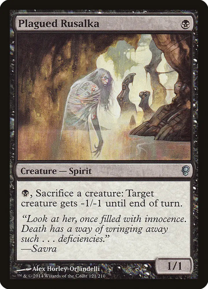 Plagued Rusalka [Conspiracy] - MTG Single