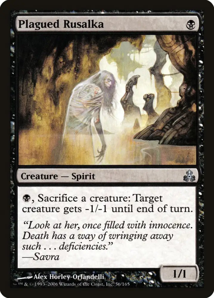 Plagued Rusalka [Guildpact] - MTG Single