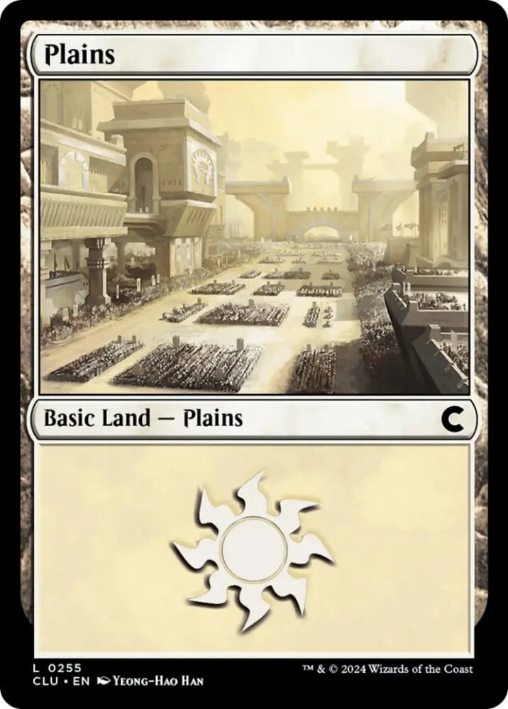 Plains (0255) [Ravnica: Clue Edition] - MTG Single