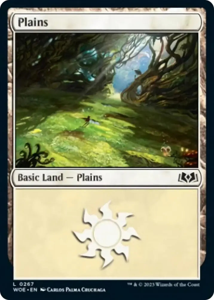 Plains (0267) [Wilds of Eldraine] - MTG Single