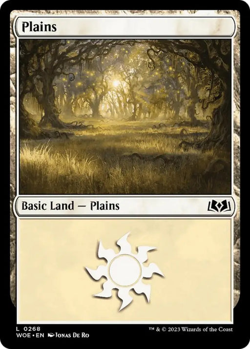 Plains (0268) [Wilds of Eldraine] - MTG Single