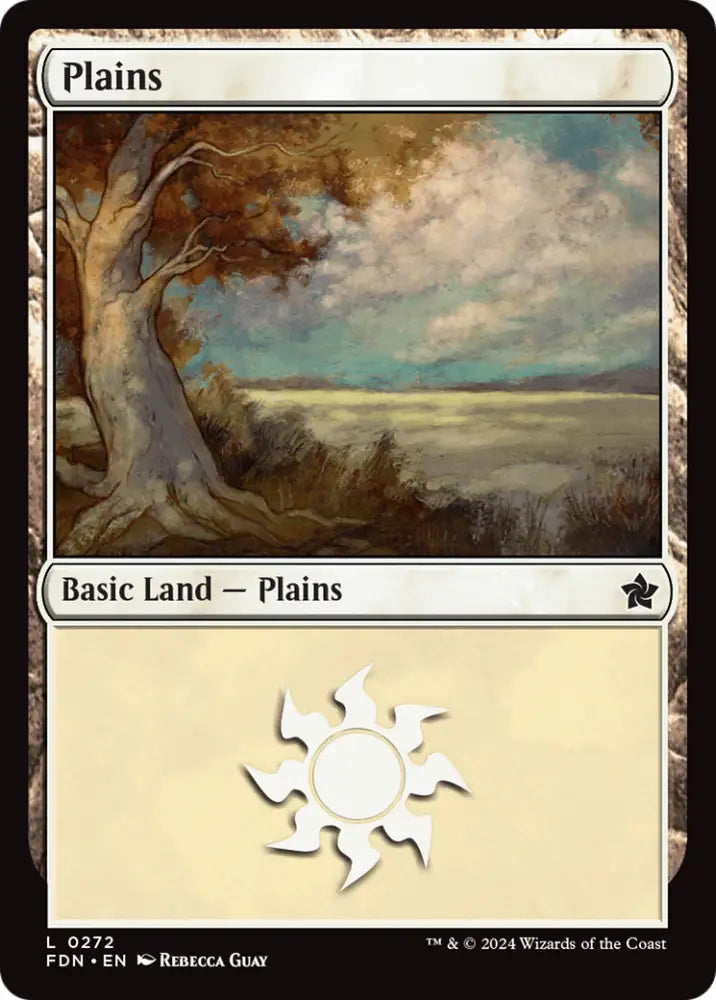 Plains (0272) [Foundations] - MTG Single