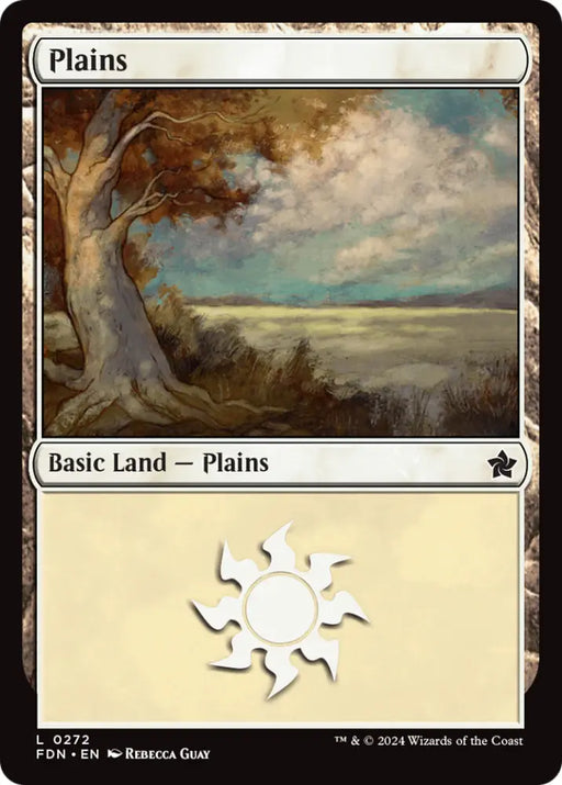 Plains (0272) [Foundations] - MTG Single