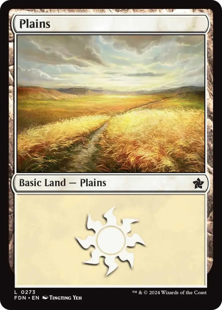 Plains (0273) [Foundations] - MTG Single