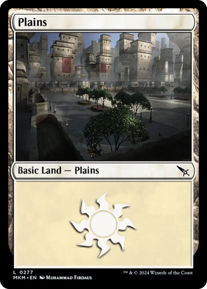Plains (0277) [Murders at Karlov Manor] - MTG Single