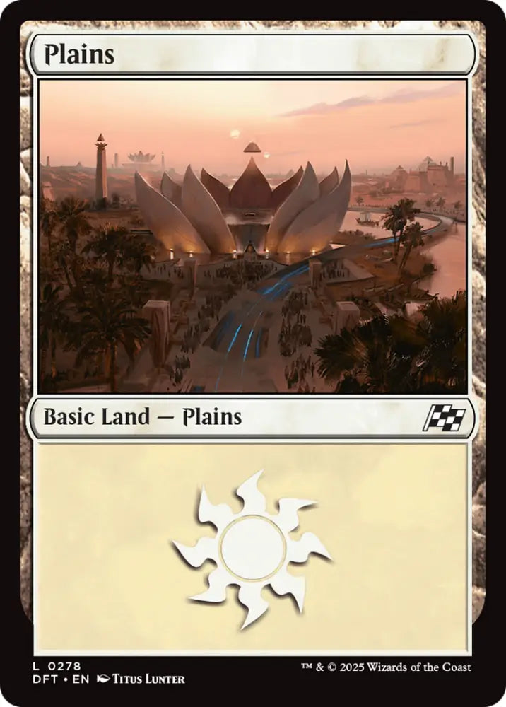 Plains (0278) [Aetherdrift] - MTG Single