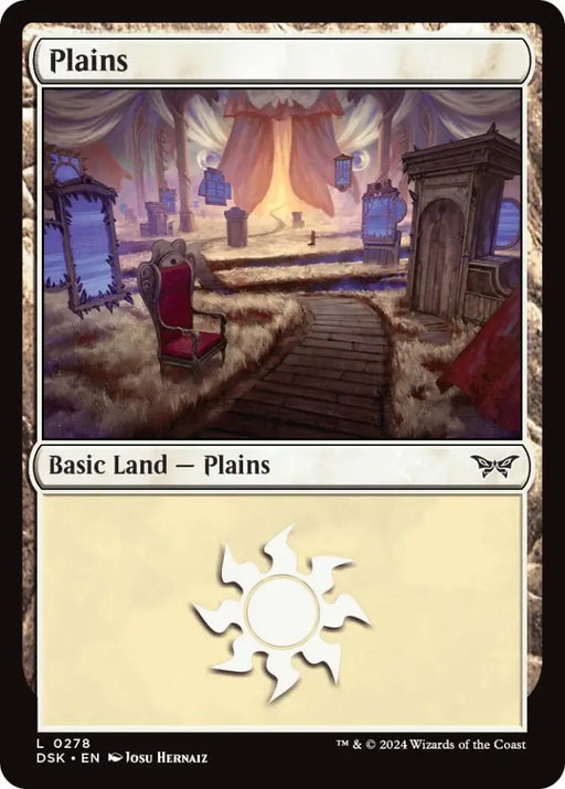 Plains (0278) [Duskmourn: House of Horror] - MTG Single
