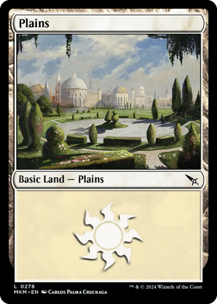 Plains (0278) [Murders at Karlov Manor] - MTG Single