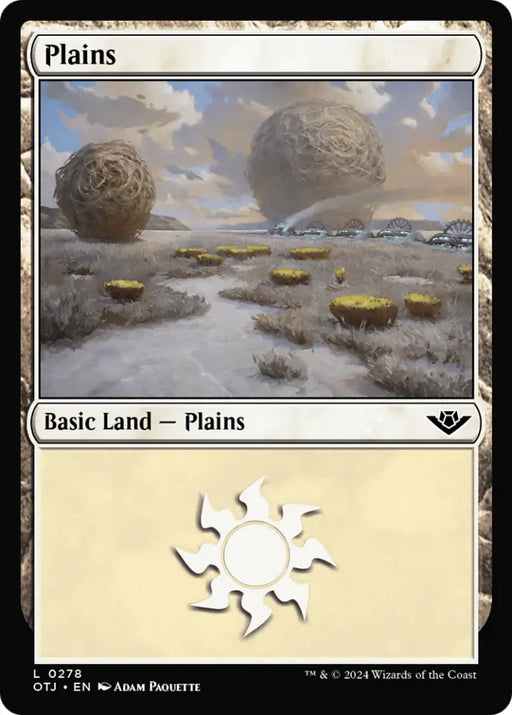 Plains (0278) [Outlaws of Thunder Junction] - MTG Single