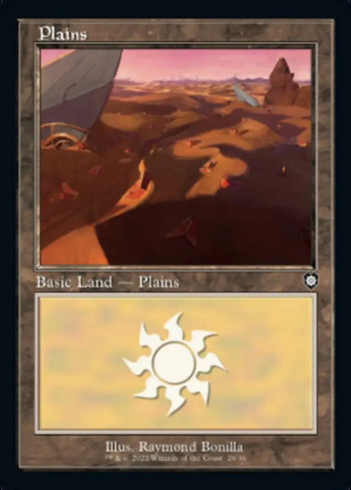 Plains (029) (Retro) [The Brothers’ War Commander] - MTG Single