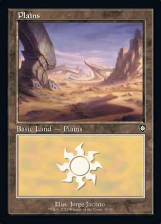 Plains (030) (Retro) [The Brothers’ War Commander] - MTG Single
