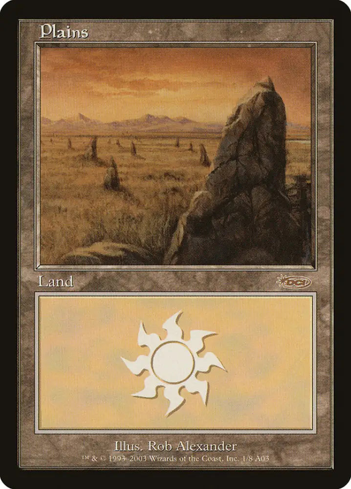 Plains (1) [Arena League 2003] - MTG Single