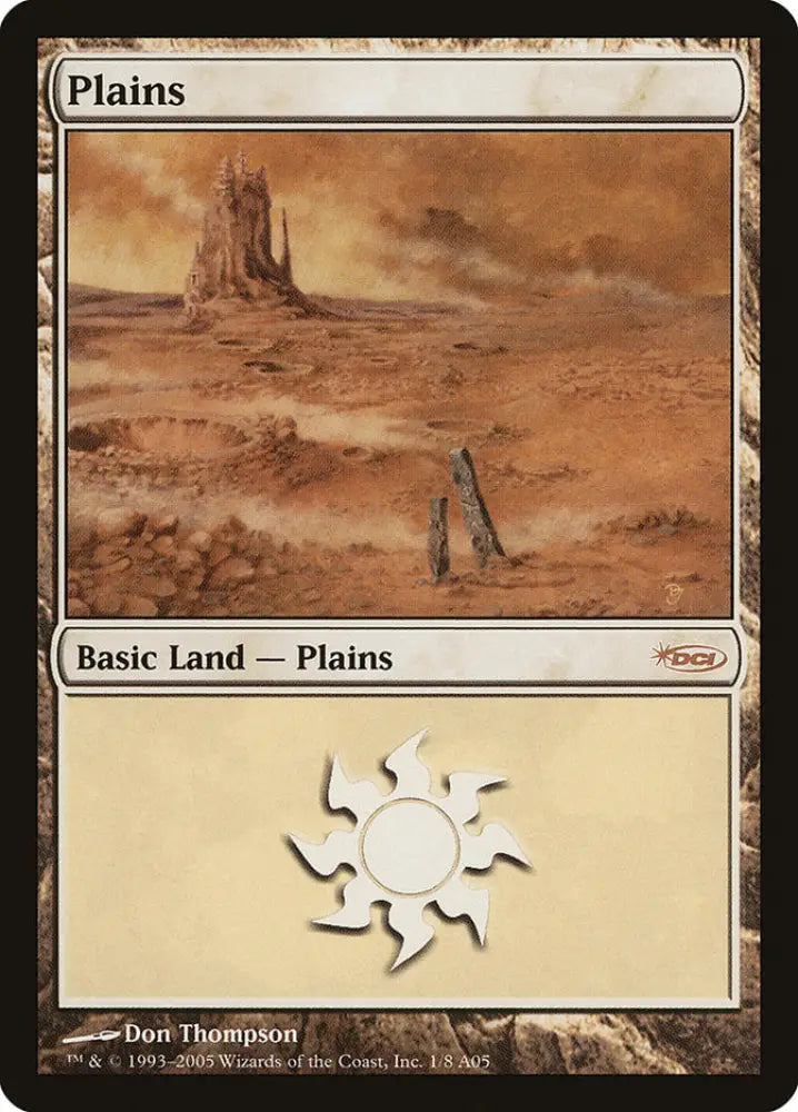 Plains (1) [Arena League 2005] - MTG Single