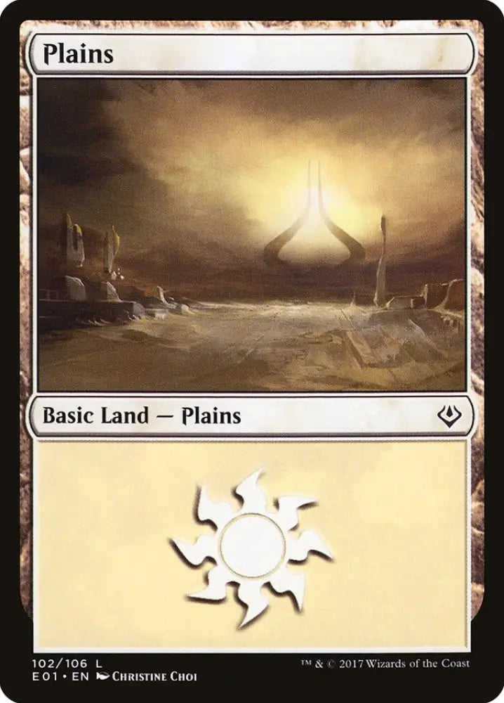 Plains (102) [Archenemy: Nicol Bolas] - MTG Single