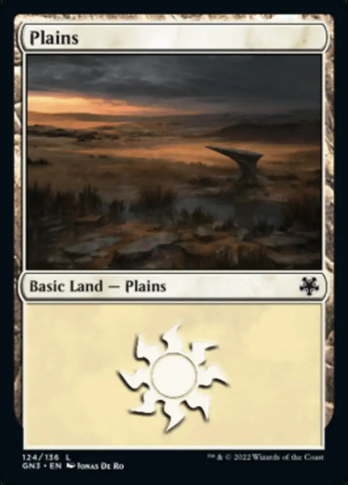 Plains (124) [Game Night: Free-for-All] - MTG Single