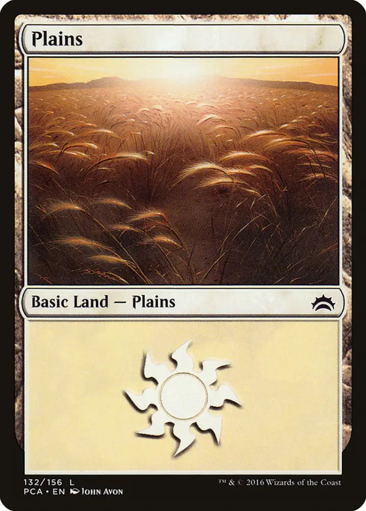 Plains (132) [Planechase Anthology] - MTG Single