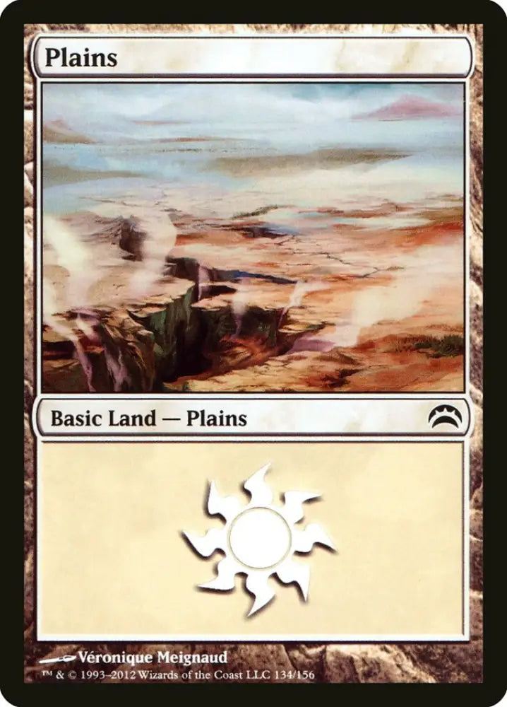 Plains (134) [Planechase 2012] - MTG Single