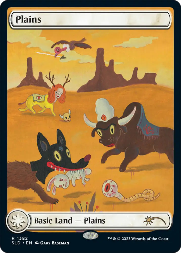 Plains (1382) [Secret Lair Drop Series] - MTG Single