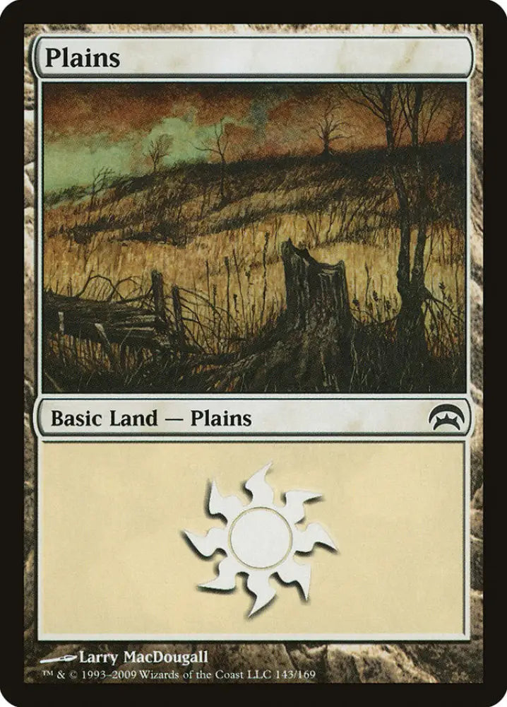 Plains (143) [Planechase] - MTG Single