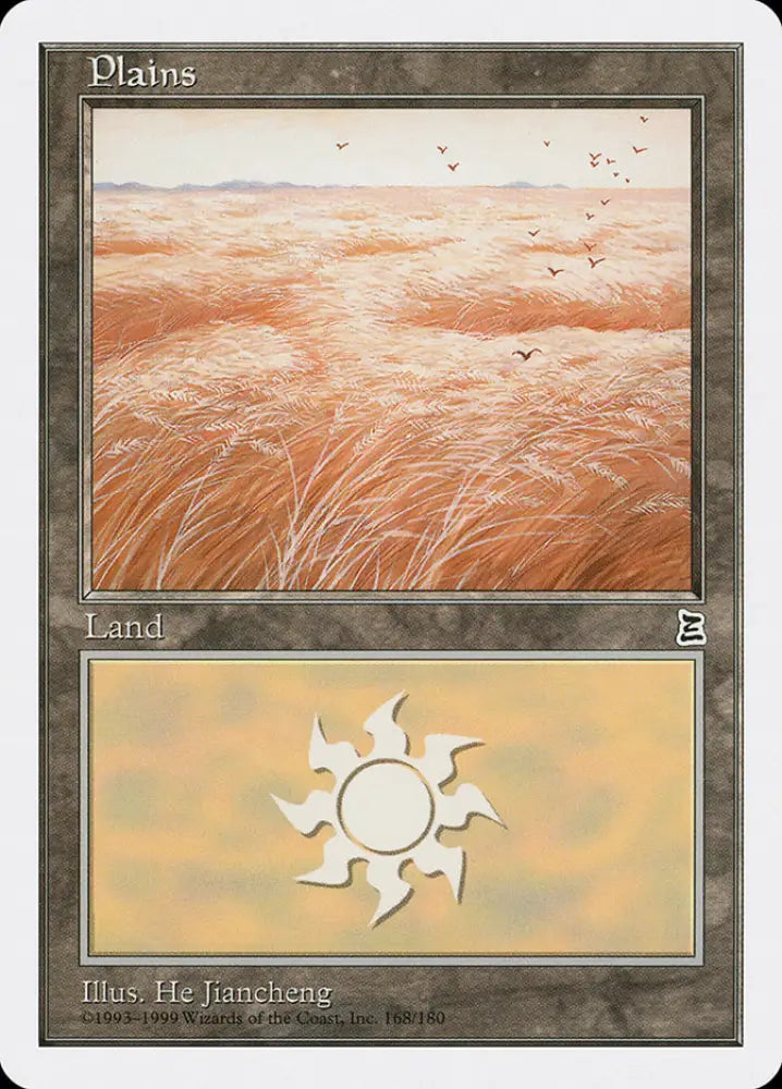Plains (168) [Portal Three Kingdoms] - MTG Single