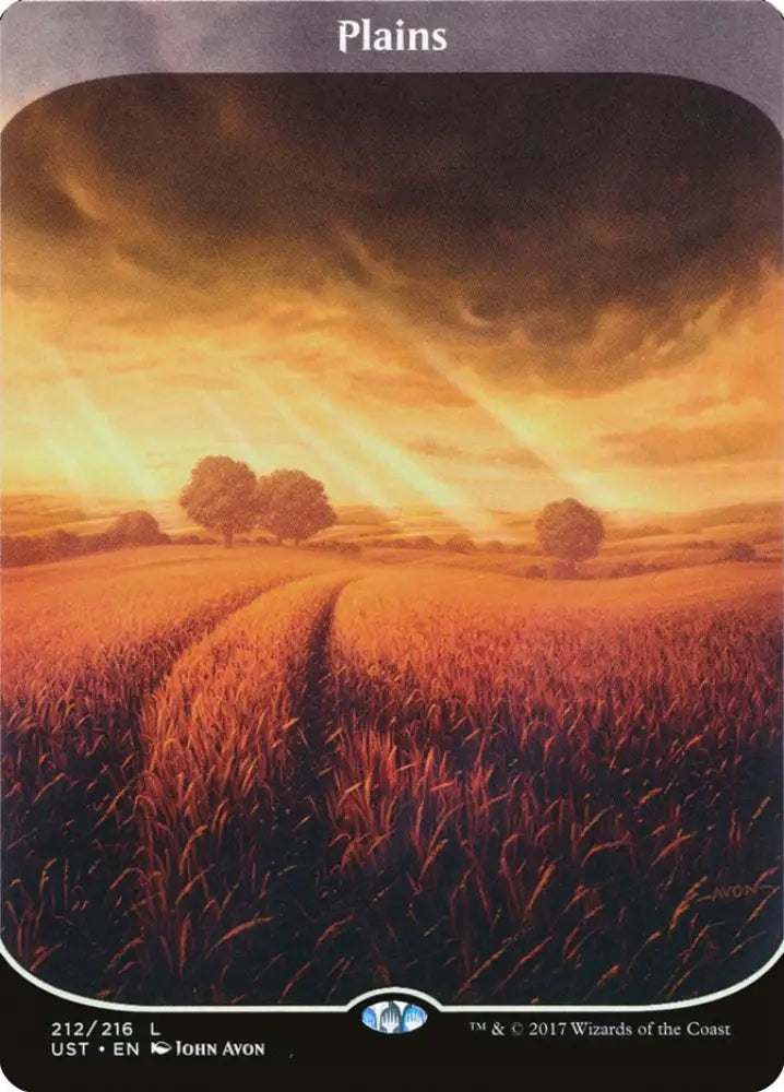 Plains (212) [Unstable] - MTG Single