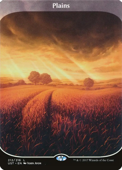 Plains (212) [Unstable] - MTG Single