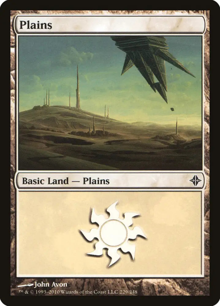 Plains (229) [Rise of the Eldrazi] - MTG Single