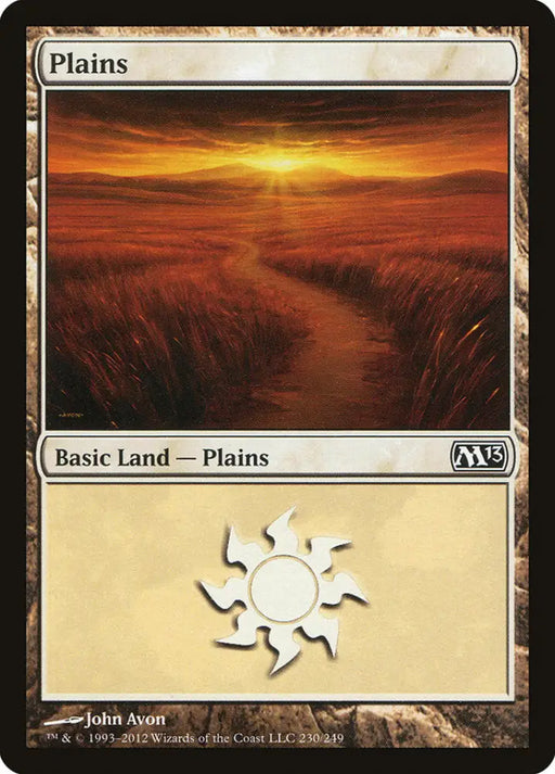 Plains (230) [Magic 2013] - MTG Single