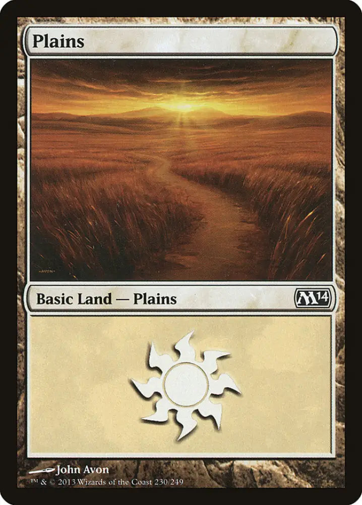 Plains (230) [Magic 2014] - MTG Single