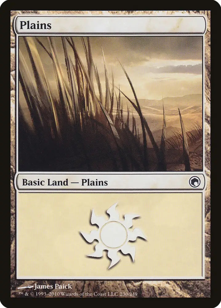 Plains (230) [Scars of Mirrodin] - MTG Single