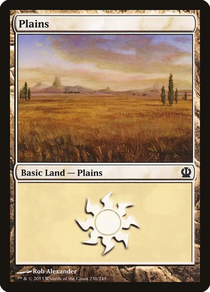 Plains (230) [Theros] - MTG Single