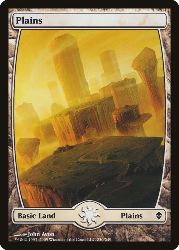 Plains (230) [Zendikar] - MTG Single