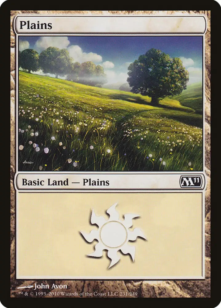 Plains (231) [Magic 2011] - MTG Single