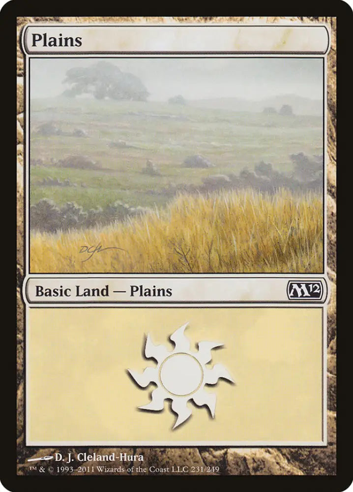 Plains (231) [Magic 2012] - MTG Single